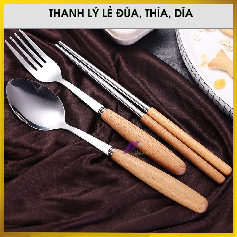 (Góc thanh lý) Thanh lý lẻ đũa, thìa, dĩa inox
