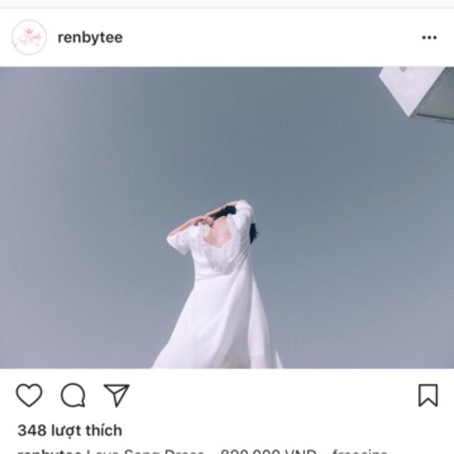 Váy RENBYTEE trắng