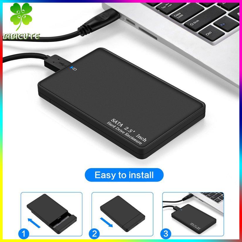 Hộp Đựng Ổ Cứng Di Động 2.5 Inch Hỗ Trợ 2tb Hdd Sata Sang Usb 3.0 Ssd Hdd | BigBuy360 - bigbuy360.vn