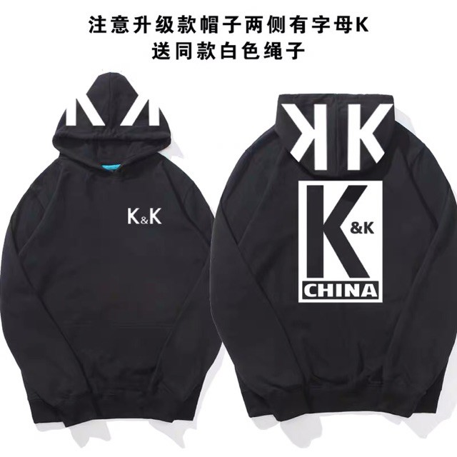 áo hoodie K&K, áo nỉ mũ KK, CÁ MỰC HẦM MẬT 2021