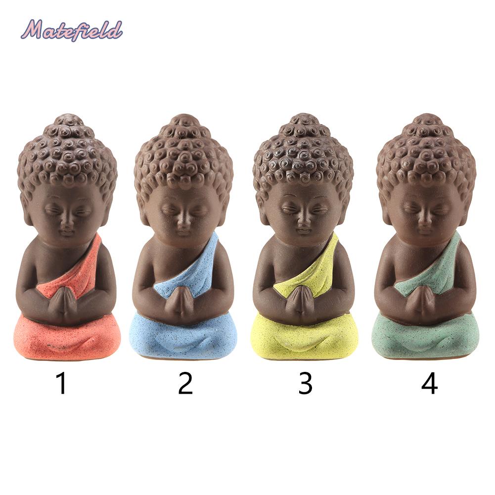 Mô Hình Tượng Phật Nhỏ Bằng Gốm Trang Trí Nhà Cửa