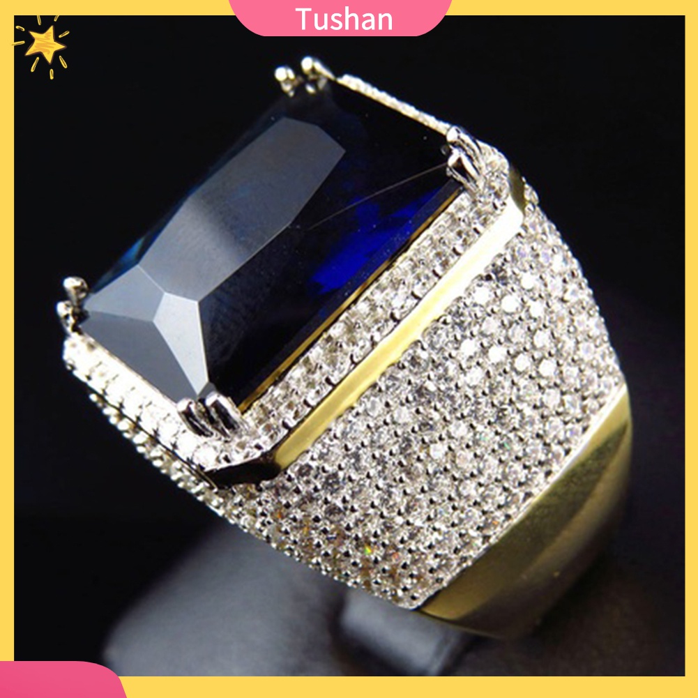 Nhẫn Đính Đá Thời Trang Dành Cho Nam Và Nữ