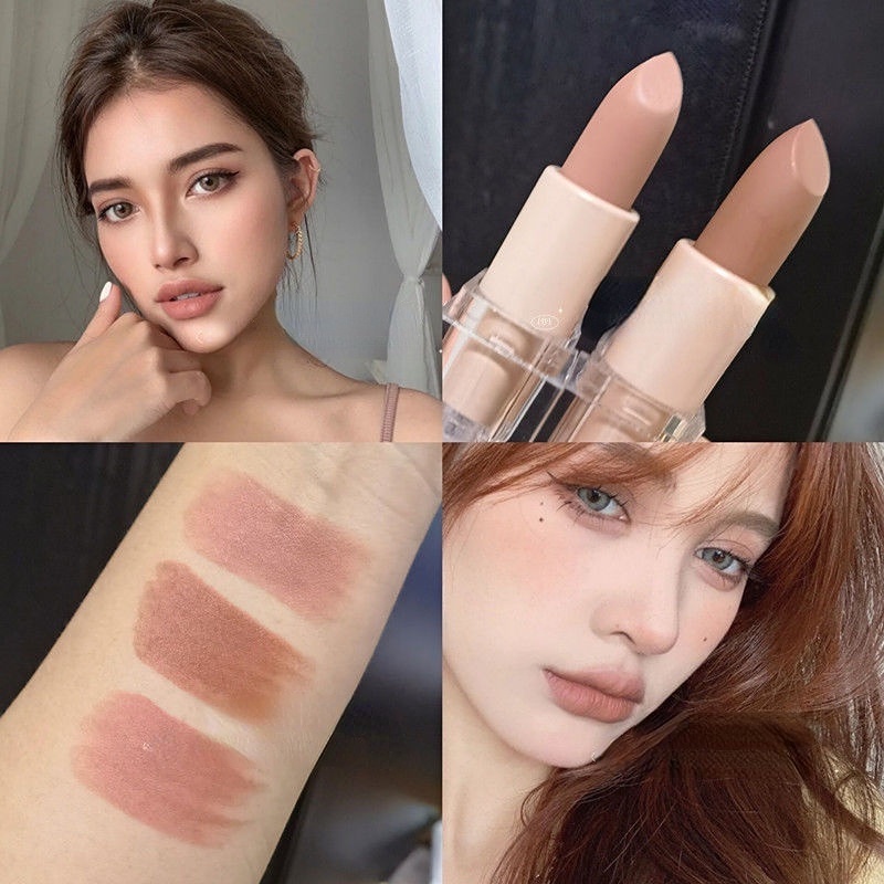 Son Môi Chất Nhung Lì Chống Thấm Nước Với 12 Màu Phong Cách Âu Mỹ