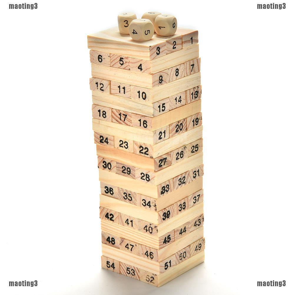 ❤Bộ Đồ Chơi Jenga Bằng Gỗ Vui Nhộn