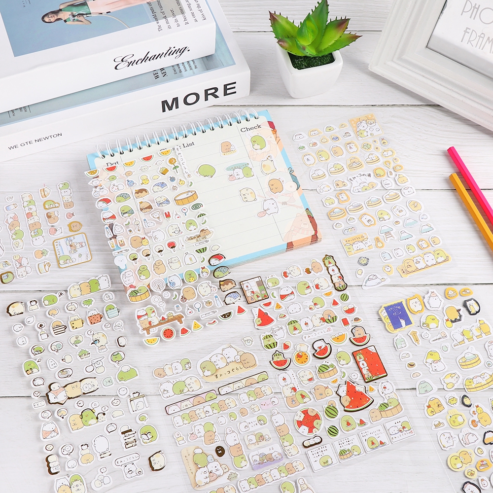 Nhãn dán phong cách Nhật Bản dùng trang trí DIY