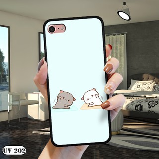 Ốp lưng IPhone 7- 8 - Viền dẻo lưng nhám