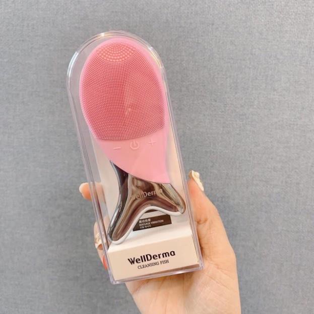 [Chính Hãng - Sẵn] Máy Rửa Mặt Con Cá Wellderma Cleansing Fish Hàn Quốc | BigBuy360 - bigbuy360.vn