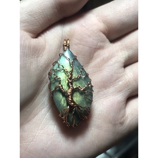 Dây chuyền cây sinh mệnh labradorite - labradorite tree of life necklace