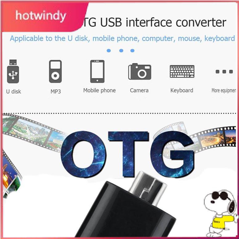 1 Đầu Chuyển Đổi Otg Micro Usb Male Sang Usb A Female