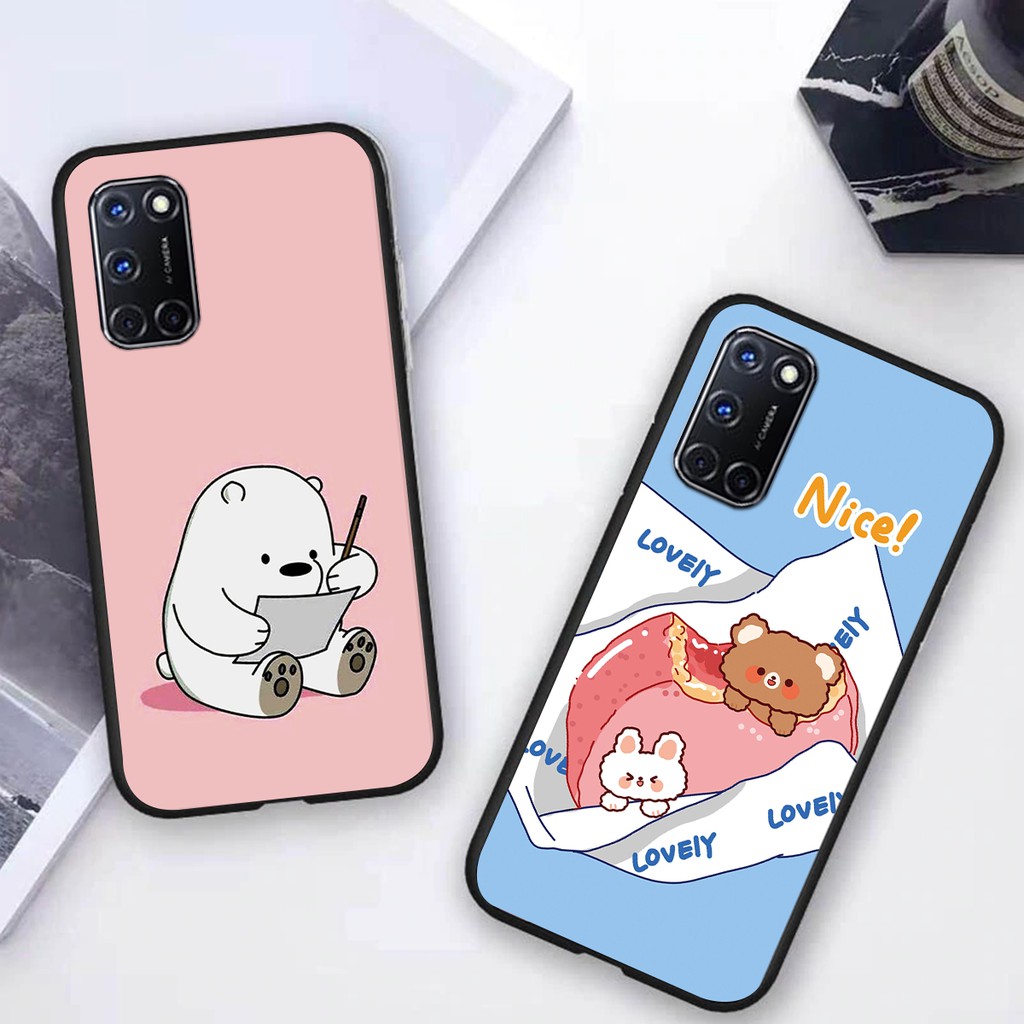 ỐP LƯNG OPPO A52/A92 MẪU GẤU NHIỀU MÀU CỰC XINH XẮN