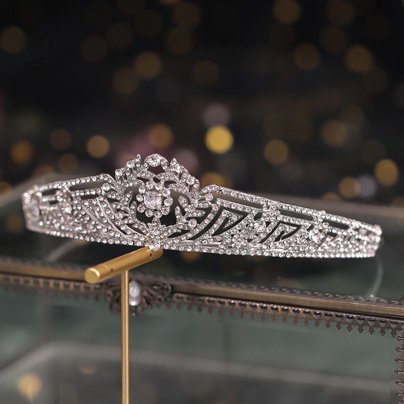 Trâm Cài Tóc Hợp Kim Đính Đá Phong Cách Âu Mỹ Cổ Điển Thời Trang Cho Cô Dâu