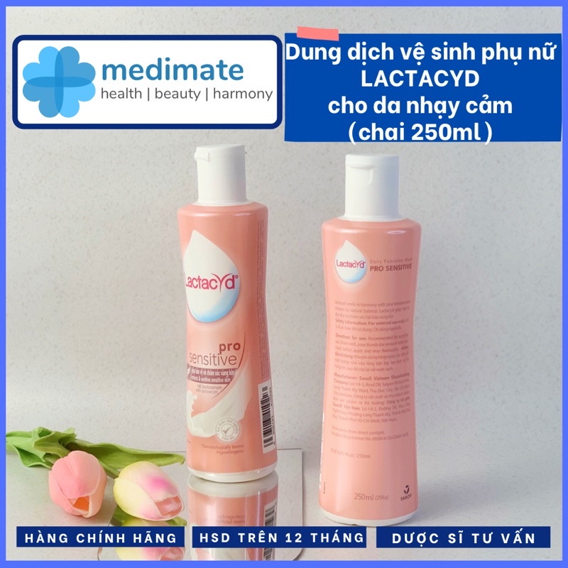 Dung dịch vệ sinh phụ nữ LACTACYD các loại (chai 250ml)