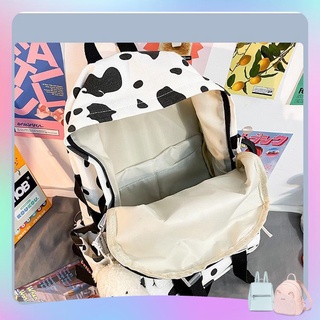Balo ulzzang bò sữa phối lưới