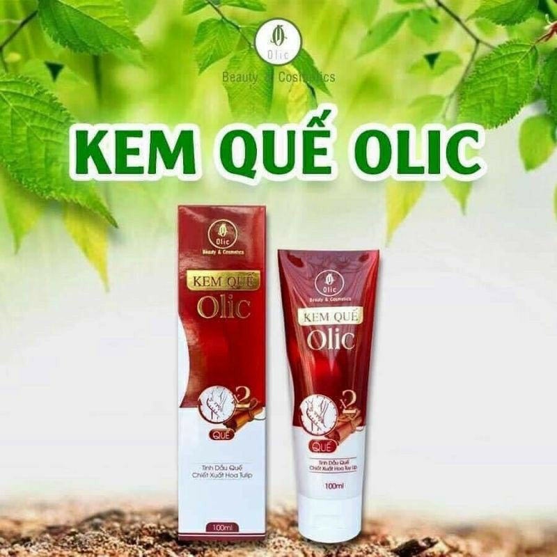 [CAM KẾT CHÍNH HÃNG] Kem tan mỡ Olic- Kem quế Olic-Check tem điện tử ,mã vạch