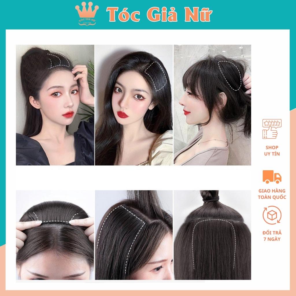 Tóc giả kẹp phồng nữ đẹp chân tóc 20cm hàn quốc TGN 20cm