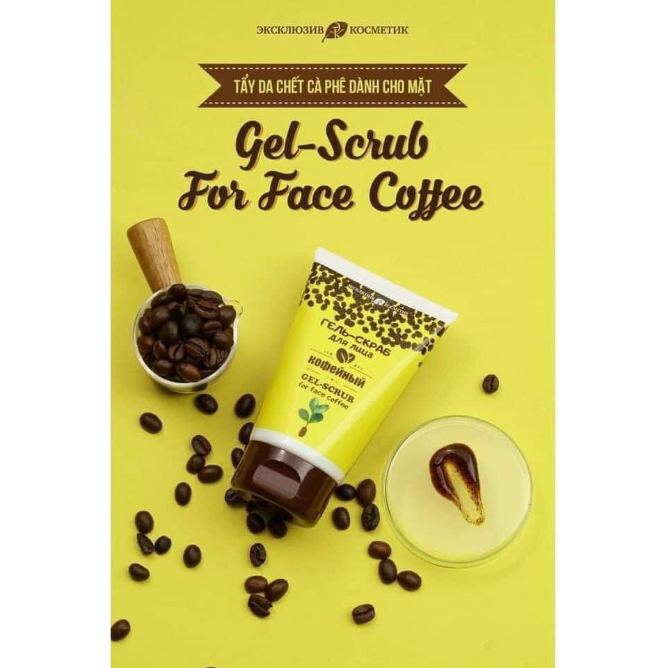 Gel Tẩy Tế Bào Chết Exclusive Dành Cho Mặt Hương Cà Phê Gel Scrub For Face Coffee - Tuýp 100g