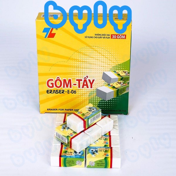 [Ship hỏa tốc] Gôm tẩy bút chì 𝑻𝒉𝒊𝒆̂𝒏 𝑳𝒐𝒏𝒈 E-06 chất lượng cao an toàn - ByLy Store