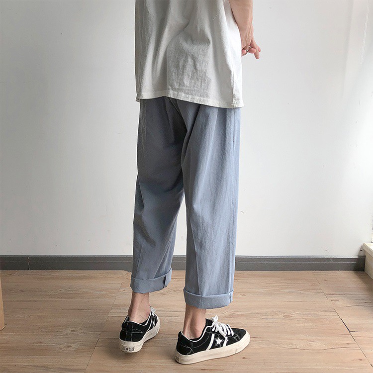 Quần vải nam Hàn Quốc cao cấp dáng rộng Trousers Loose SDH5