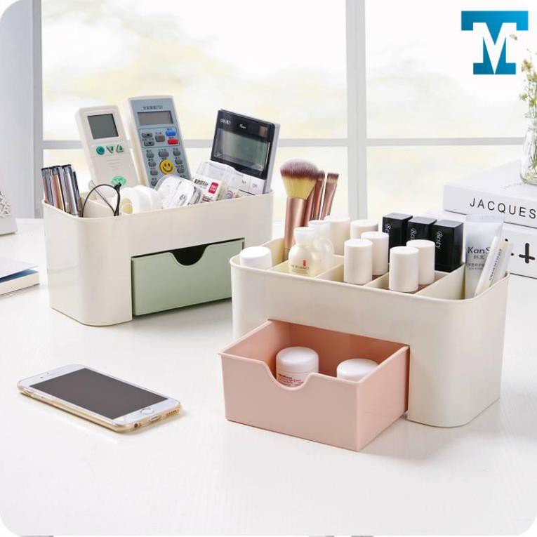 Kệ mỹ phẩm nhựa mini để bàn.