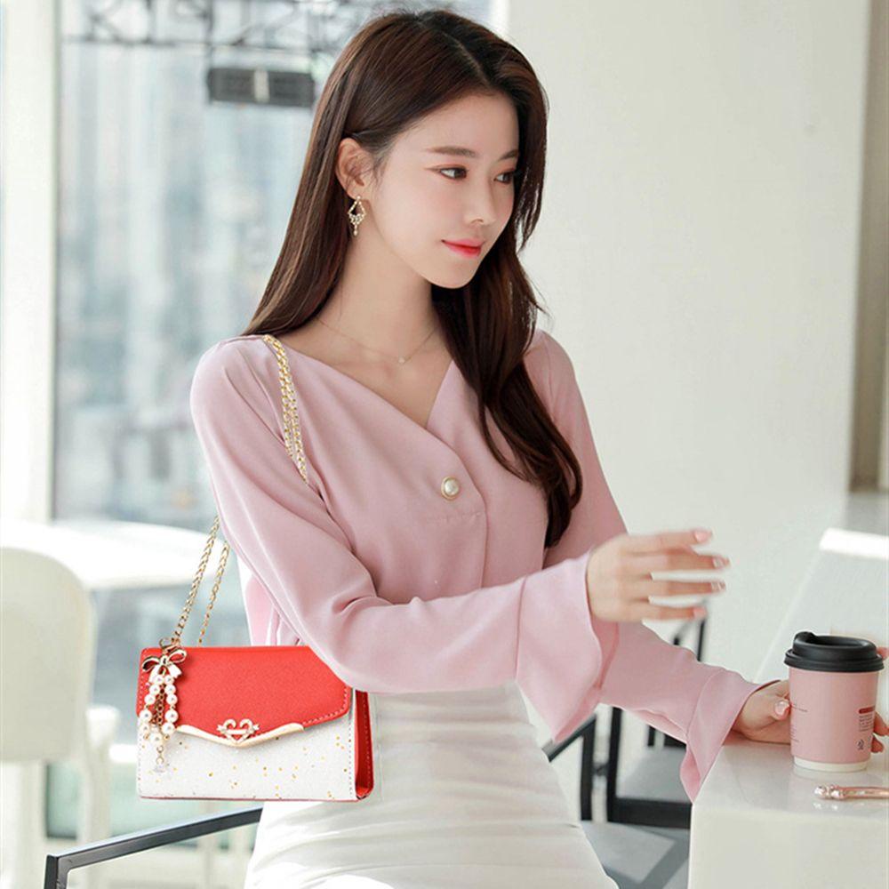 Túi Đeo Chéo Vai Dây Xích Thời Trang Sành Điệu Cho Nữ