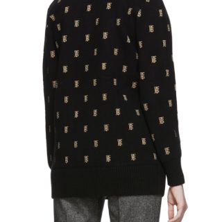 Áo Len Burberry Cardigan Đen