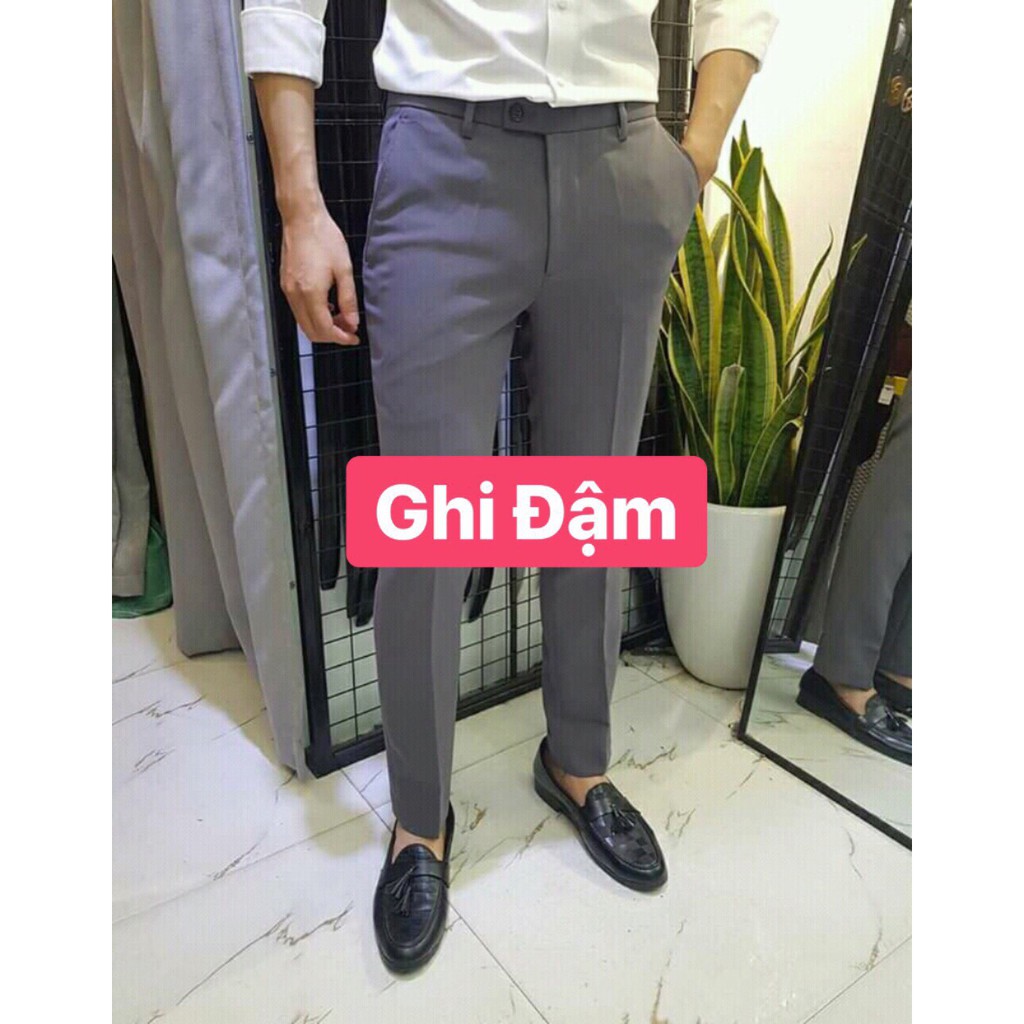 Quần âu quần tây nam co giãn nhiều màu sành điệu cực chất cực sịn | BigBuy360 - bigbuy360.vn
