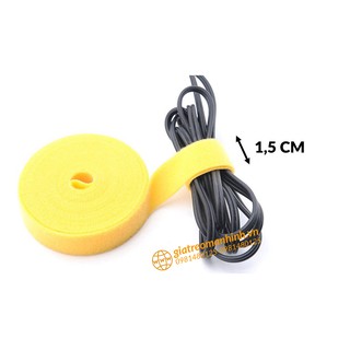 Băng Dính Gai Thu Gọn Dây Điện - Băng Dính Nhám Thu Gọn Dây Cuộn 1-5M