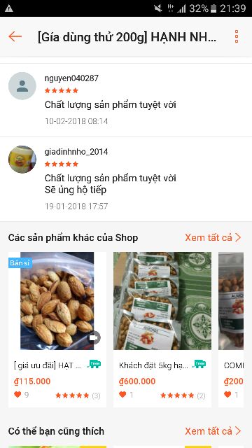 HẠNH NHÂN RANG BƠ SIÊU NGON