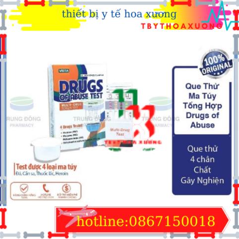 [Chính Hãng] Que Thử Ma Tuý 4 Chân DRUGS
