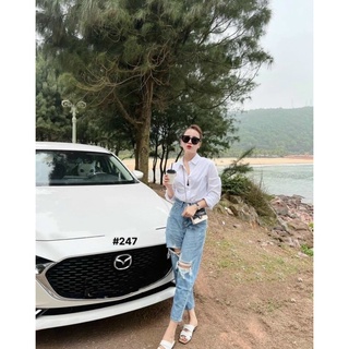 Quần baggy jeans lưng cao