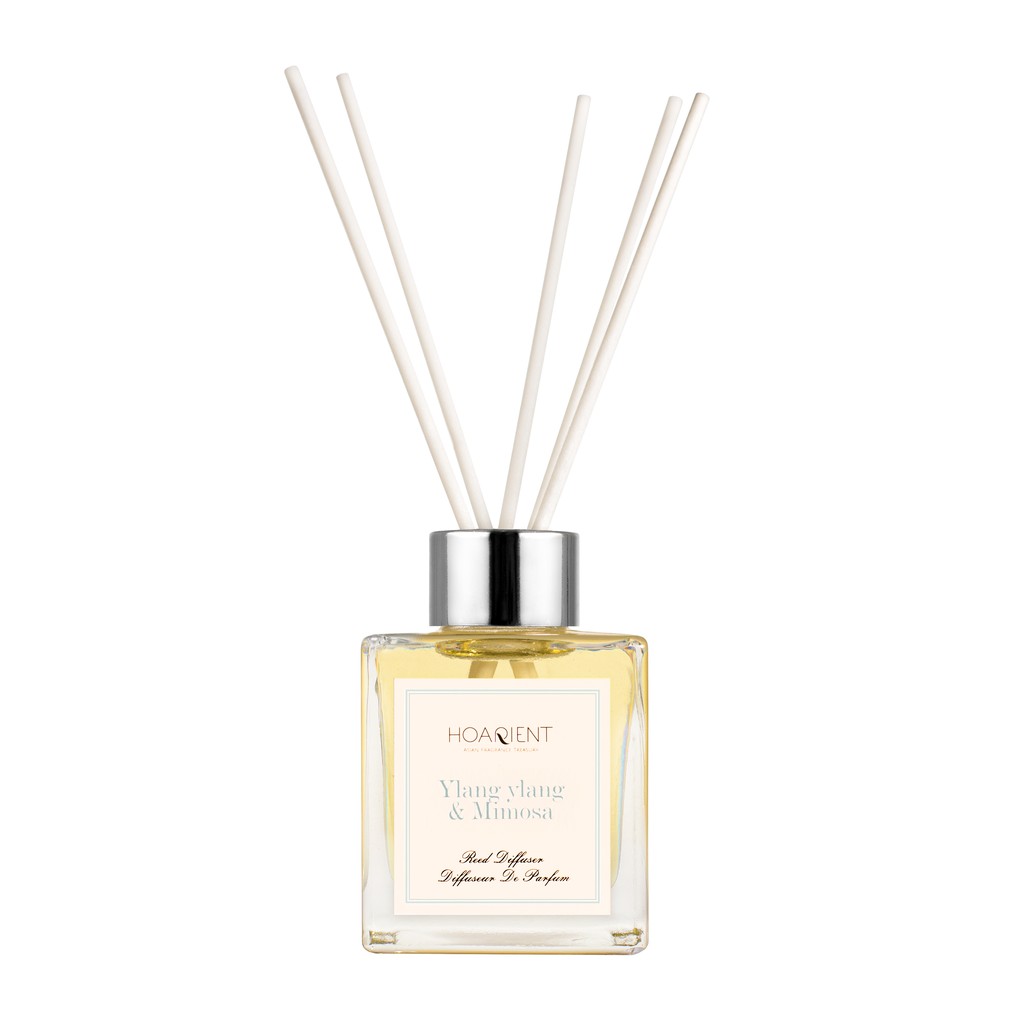 Bộ Khuếch tán mùi hương que mây Hoarient - Ylang Ylang &amp; Mimosa 100ml