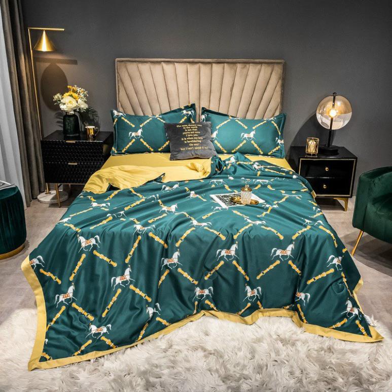 Chăn mền, chăn hè lụa tencel 3 lớp cao cấp, chăn mền lụa thái mềm mịn thoáng mát kích thước 2mx2m2