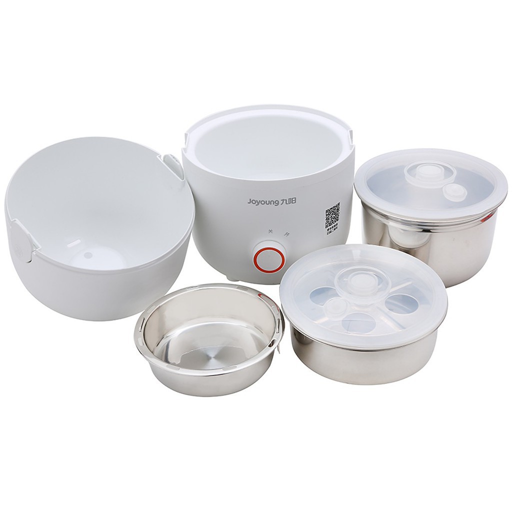 [kèm ảnh thật]Hộp cơm điện mini hâm nóng thức ăn, nấu cơm đa năng J0y0ung F-2oZ6o2B 3 tầng, bảo hành 1 năm | BigBuy360 - bigbuy360.vn