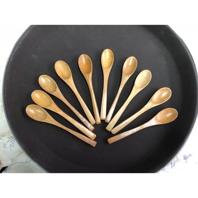 Combo 10 chiếc thìa gỗ nguấy cafe
