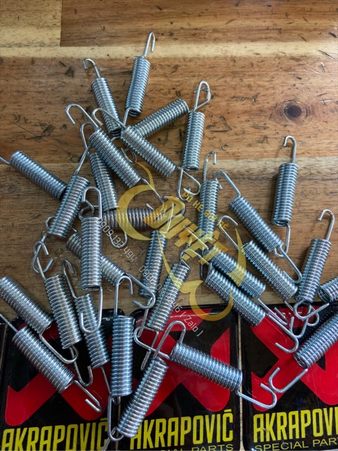 Lò xo  gắn pô xe - cổ pô 2 khúc