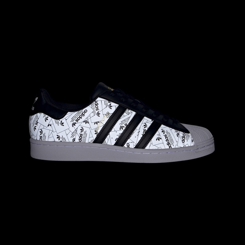 Giày Super Star Reflective Hàng Chính HãngGiày Adidas Superstar Label Collage Chuẩn Auth [FV2819] Simple Sneaker