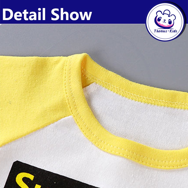[THOMAS KIDS] Áo Thun Cotton Tay Dài Thời Trang Thoải Mái Cho Bé 1-6 Tuổi
