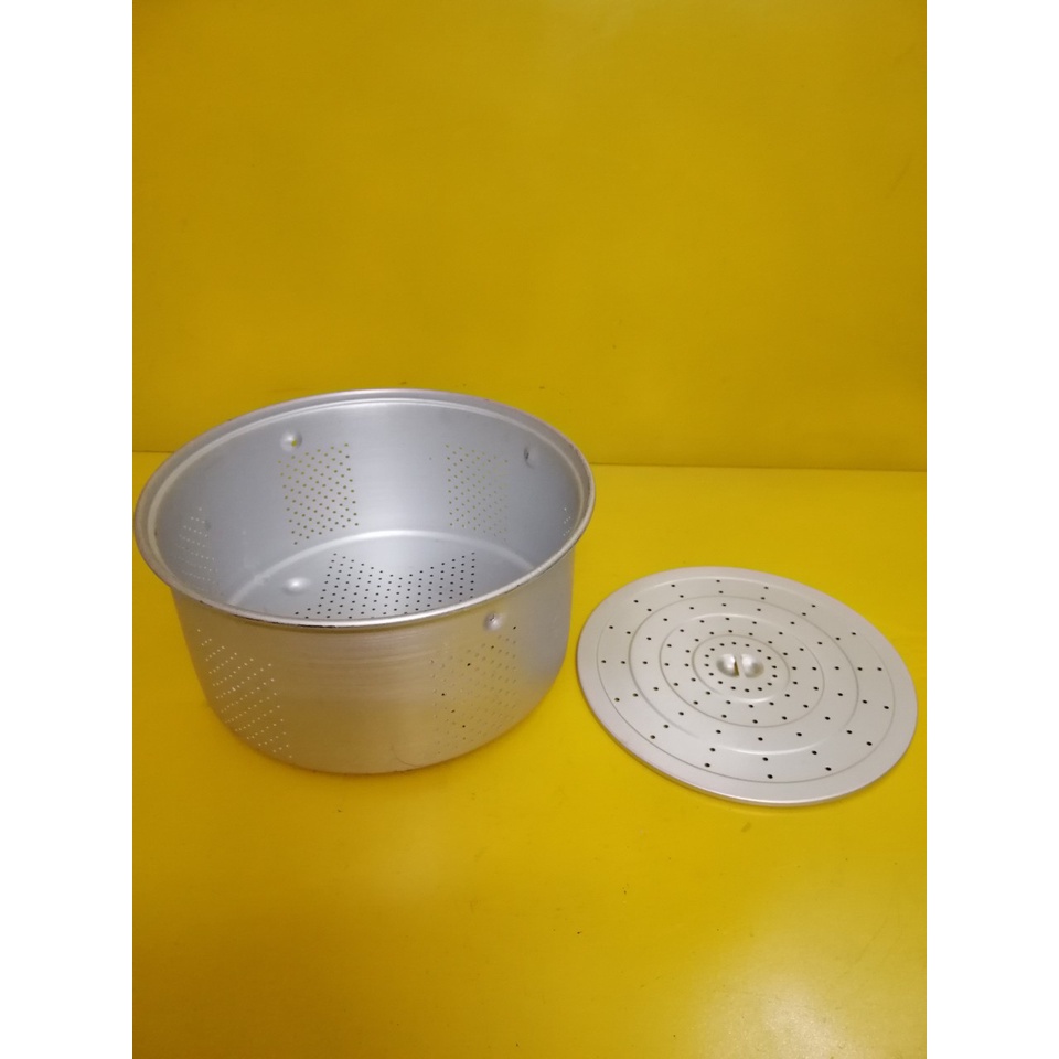 Bộ vỉ, khay hấp (hoặc làm rổ) nội địa Nhật, khay size 26cm, cao 13cm, vỉ size 21cm (mã 3)