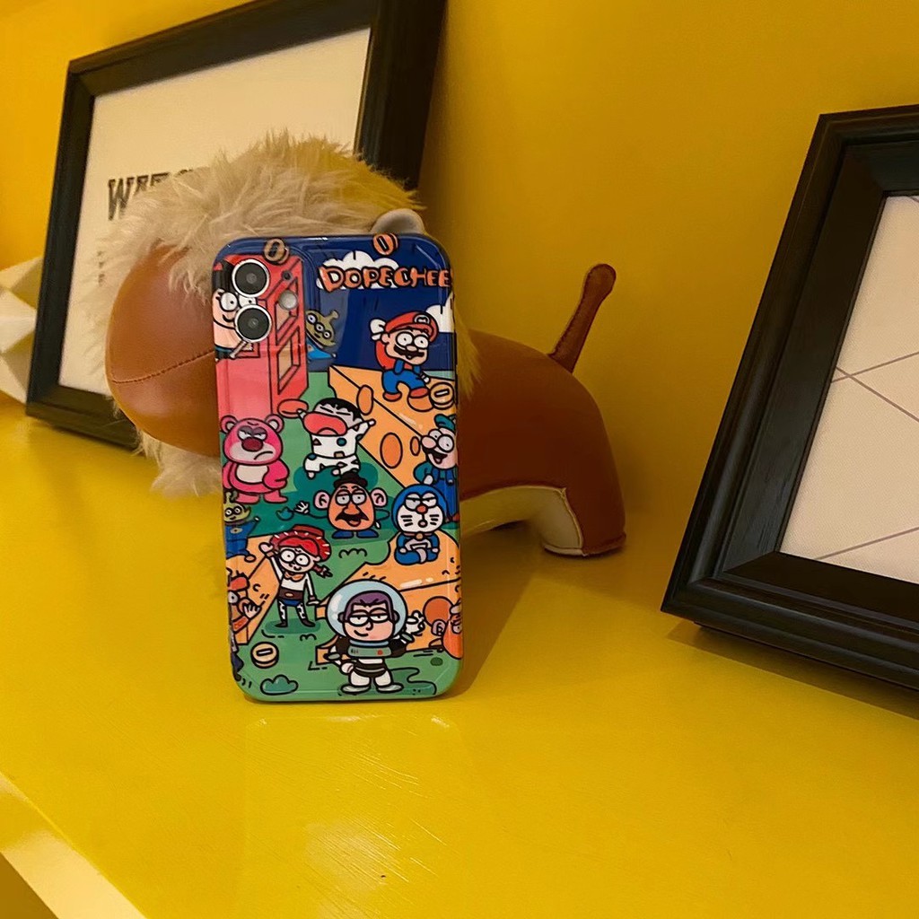 Q version cartoon is suitable for iPhone 7 8 + Ix Xr Xsmax 11 Pro Promax 12mini 12 Pro Promax mobile phone case | BigBuy360 - bigbuy360.vn