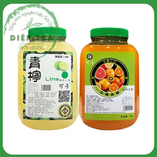 Nước ép Koca vị cam / chanh nam dương lọ 1kg