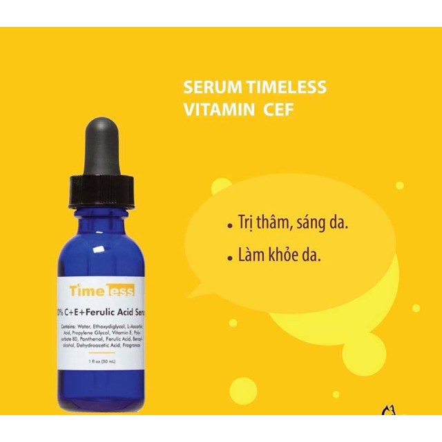 Tinh chất Timeless 20% Vitamin C + E Ferulic Acid Serum 30ml