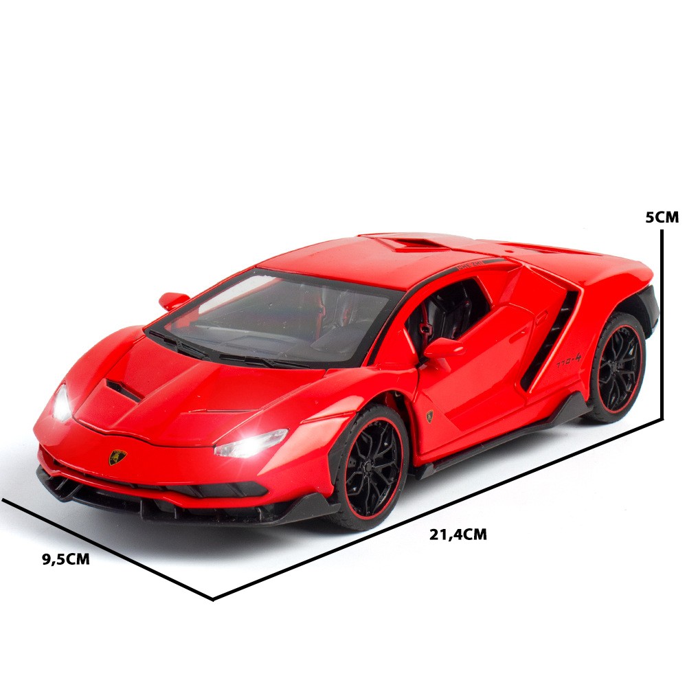 Mô Hình Siêu Xe Lamborghini LP770 1:24 Hãng CheZhi