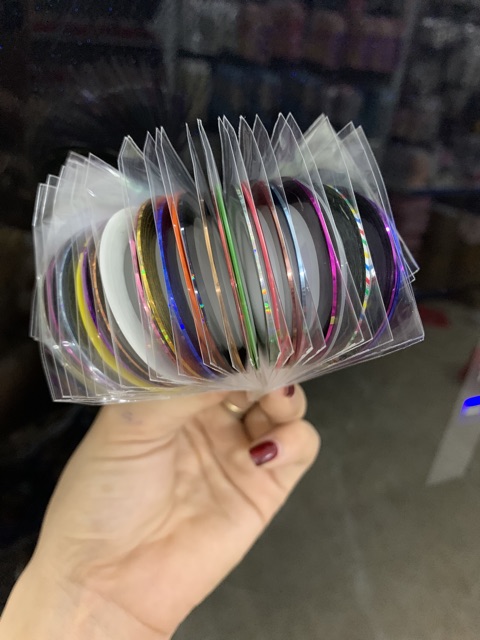 Cuộn kim ngân nail