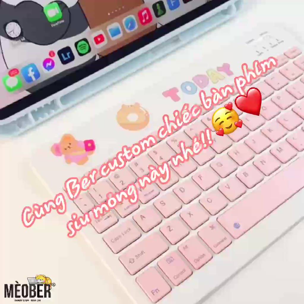 Bộ Bàn Phím và Chuột Bluetooth Siêu Mỏng Nhẹ Dành Cho tablet Pro 11,Air 4,Gen 5/6/7/8/9, Laptop, Smartphone v.v | BigBuy360 - bigbuy360.vn