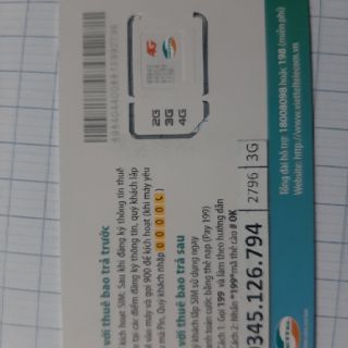 Sim Viettel V90 - Bảo hành 12 tháng