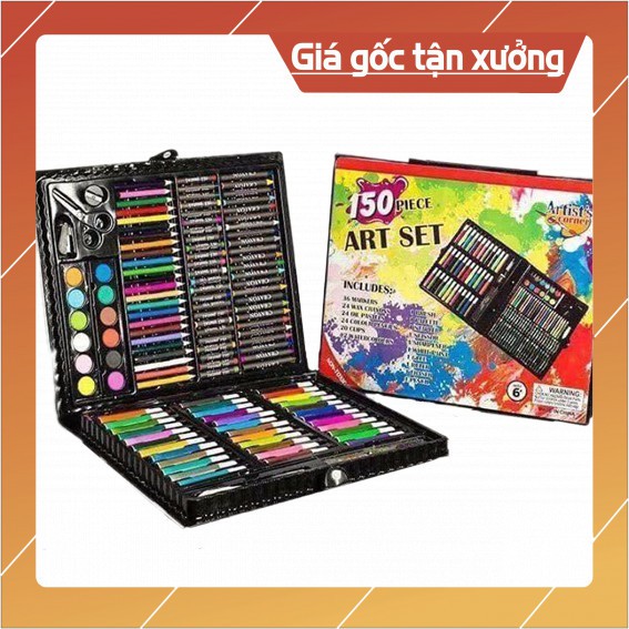 HỘP MÀU THỦ CÔNG 150 CHI TIẾT CHO BÉ YÊU