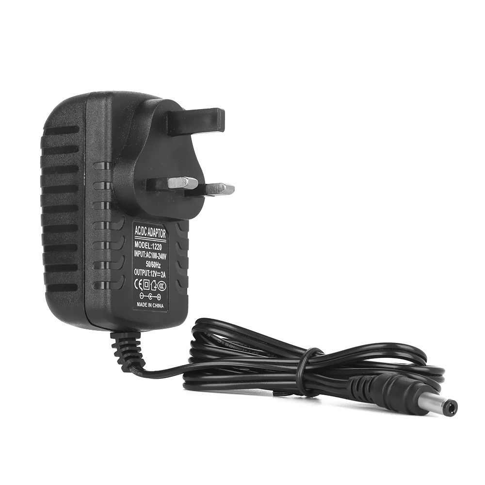 BEAUTY Universal Charger LED Strip UK Plug AC/DC Adapter Mains Transformer CCTV Camera 5V 12V 1A 2A 3A 100-240V Safety Power Supply