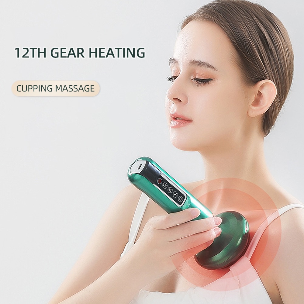 Máy giác hơi FOREVERLILY 6/ 12 bánh răng massage 45-50°c sưởi ấm thư giãn cơ bắp chăm sóc sức khỏe hiệu quả