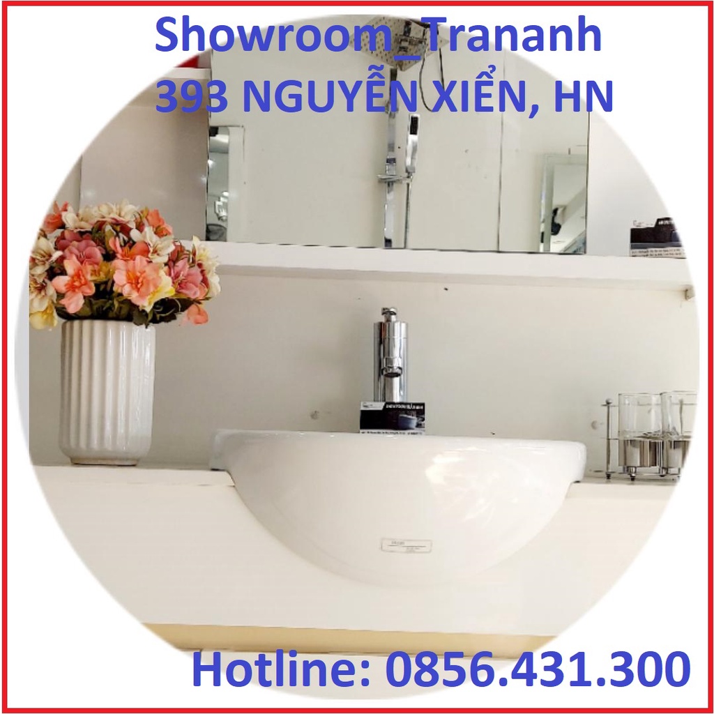 Chậu LAVABO TOTO LT533R, Chậu Rửa Mặt TOTO Bán Âm Bàn LT533R.