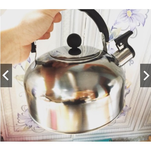 Ấm từ đun nước Flat Bottom Inox 304 3L 4L | Có thể sử dụng cho bếp từ, bếp hồng ngoại, bếp Gas